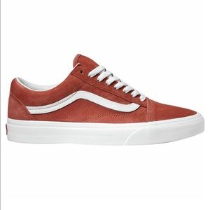 Women’s burnt orange old stool Vans size 6.5